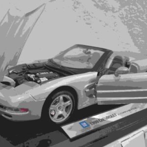 Welly Chevrolet C5 Corvette Convertible - Silver