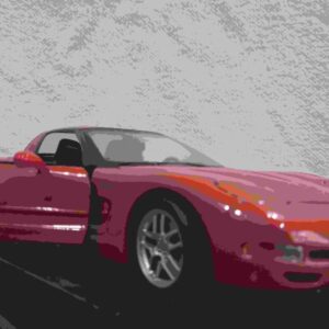 Maisto Red Chevrolet C5 Corvette Hardtop