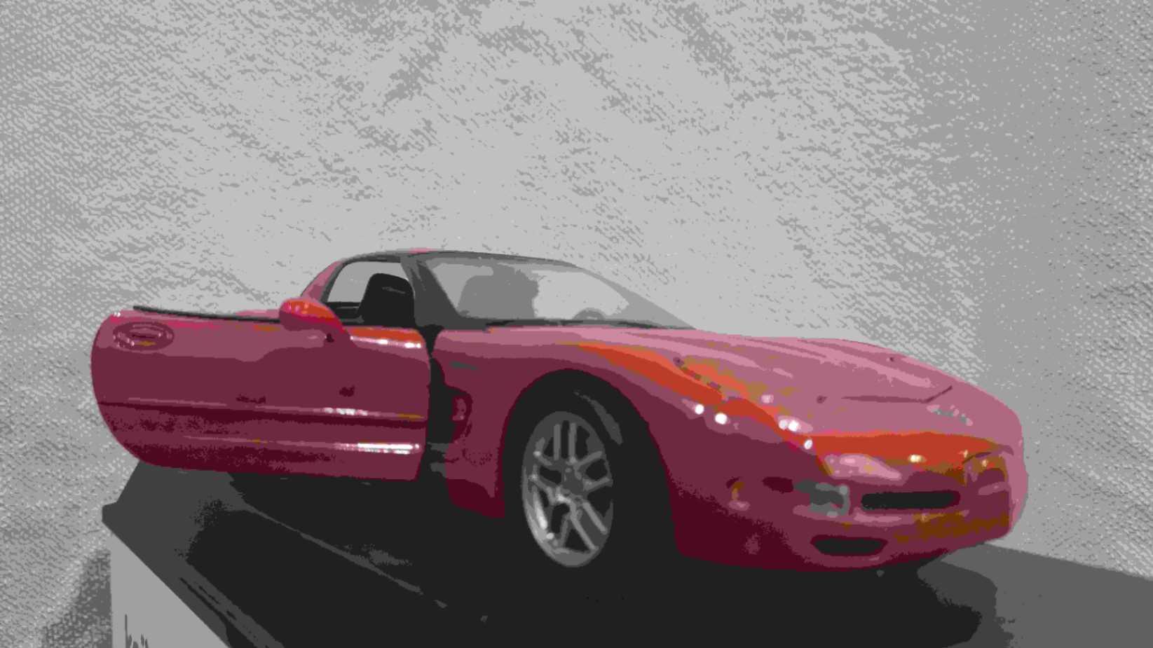 Maisto Red Chevrolet C5 Corvette Hardtop